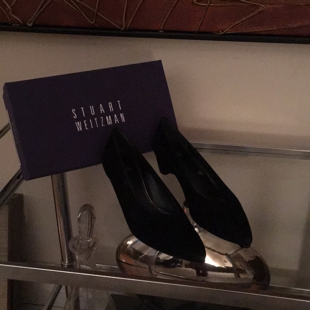 Stuart Weitzman Chiclo Black Suede